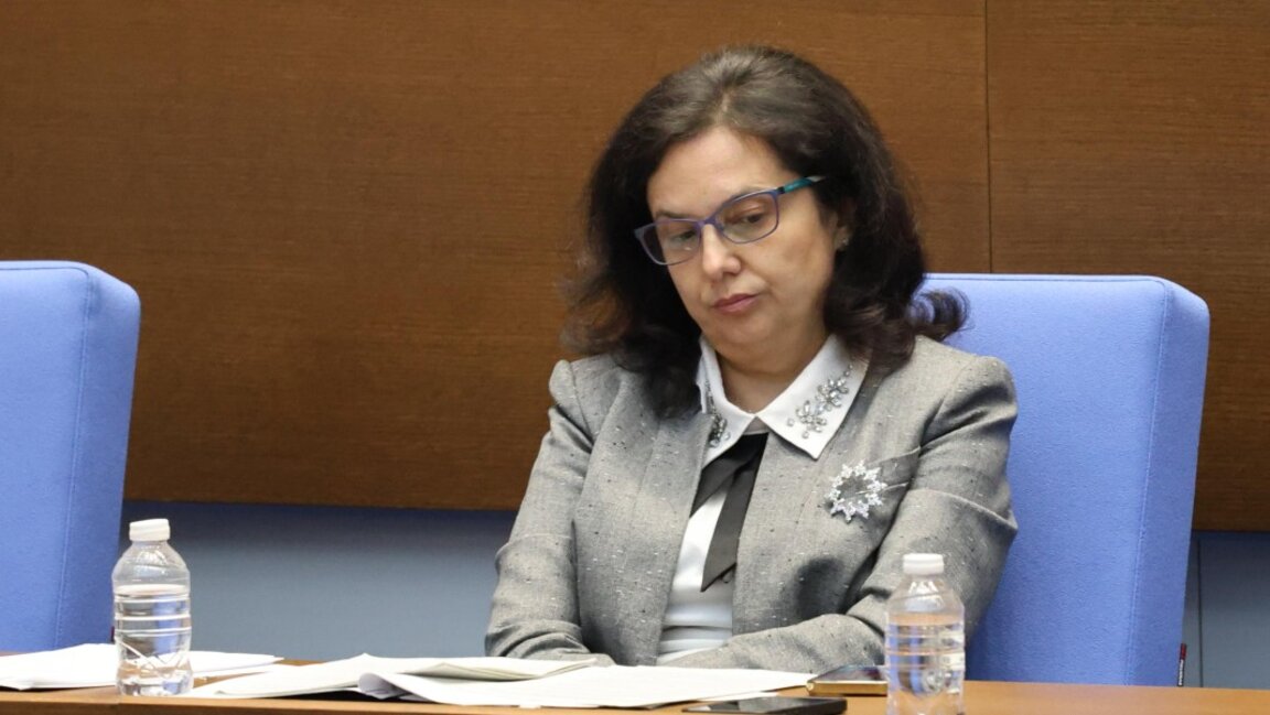 Служебният правосъден министър Мария Павлова в НС.