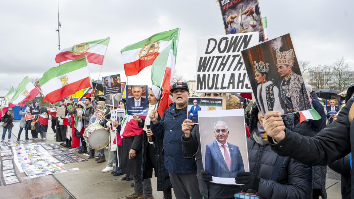 Протести срещу иранските власти в Женева, 17 февруари 2026 г.