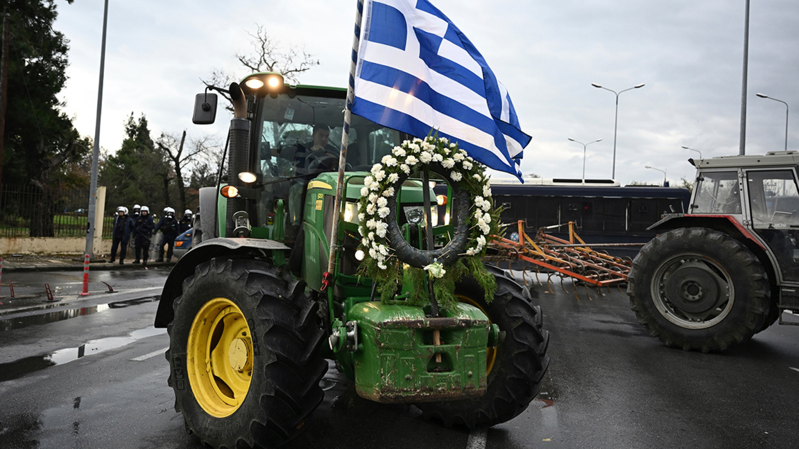 Продължават протестите на гръцките фермери