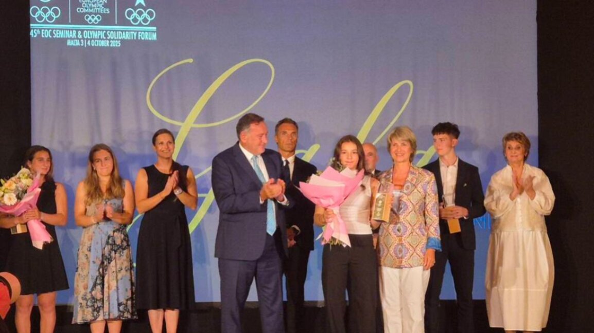 Malena Zamfirova elegida como mejor deportista joven de Europa