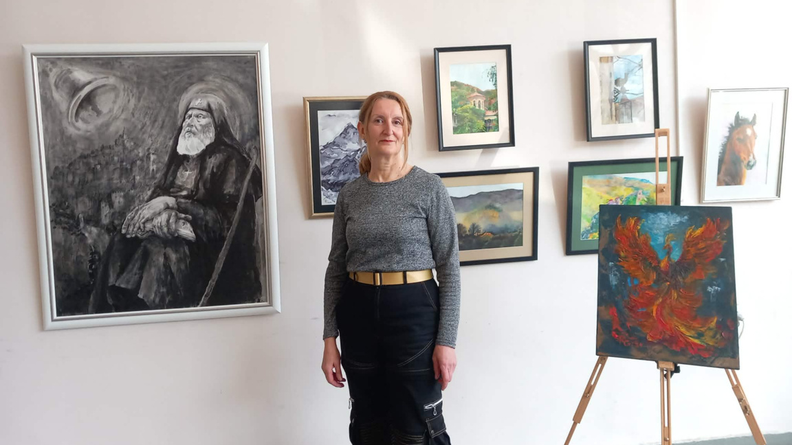 Изложба живопис в Културния център на Ра...