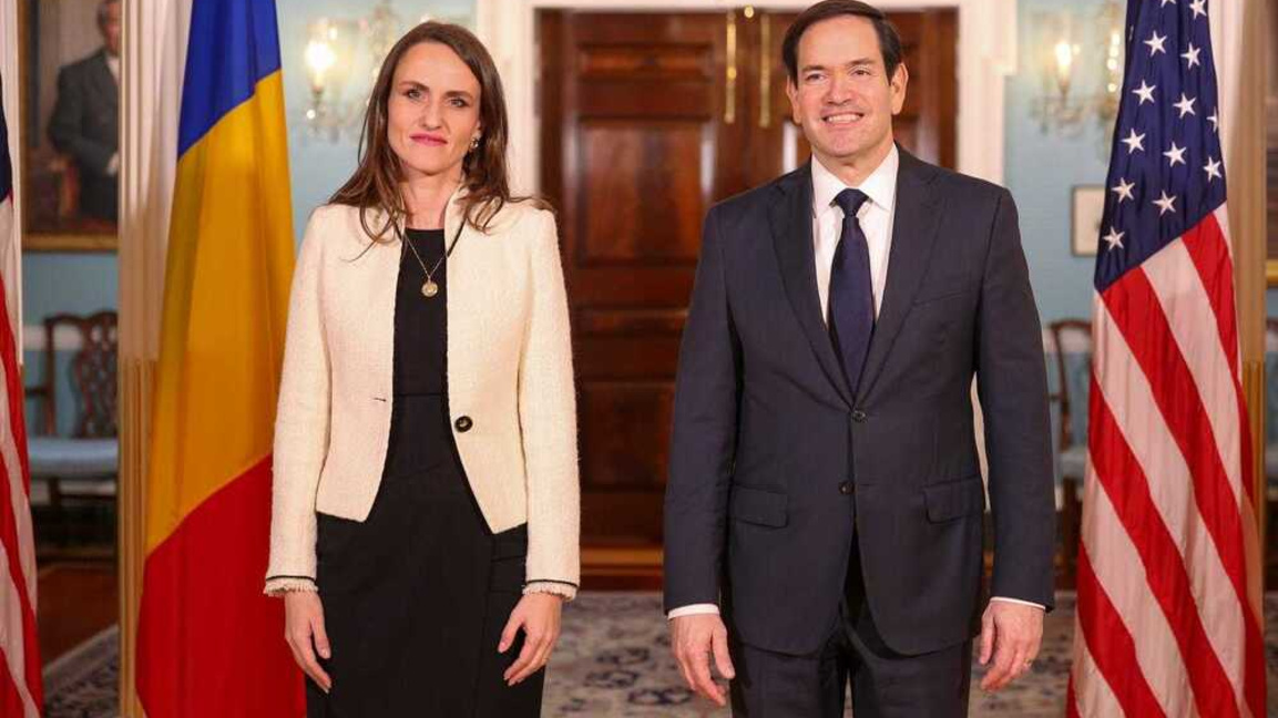 Оана Цою с Марко Рубио