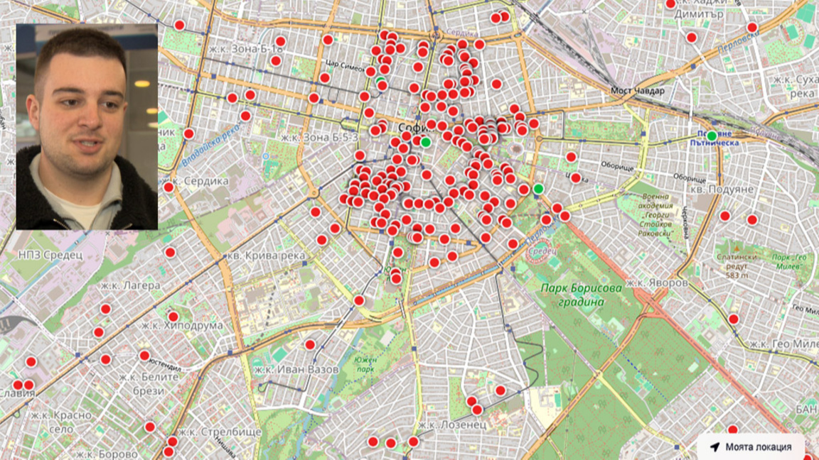 Студент помага на граждани и на Столичната община за по-малко разбити тротоари