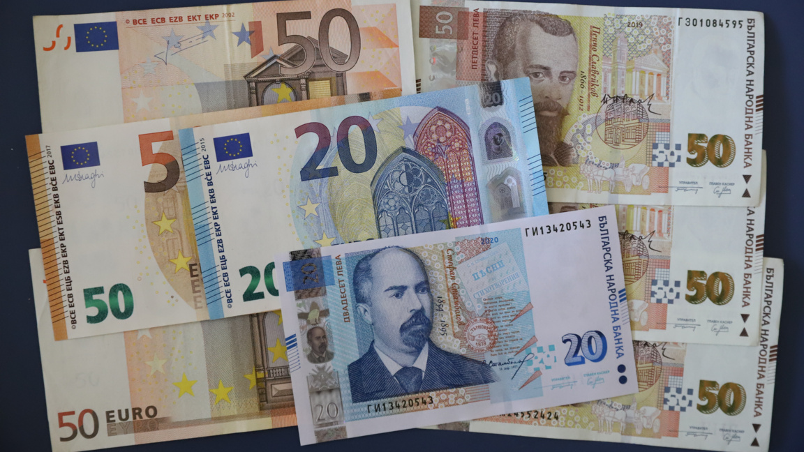 левове, евро , банкноти,лев