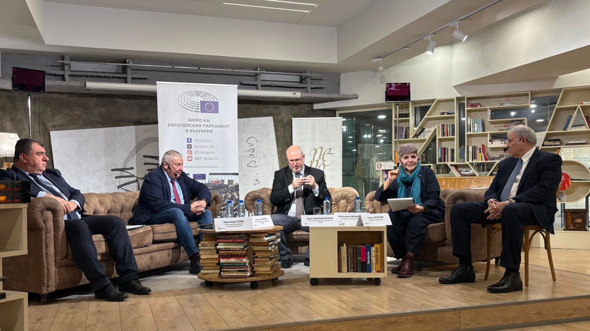 По време на дискусията "Бъдещето на сектор "Вино".