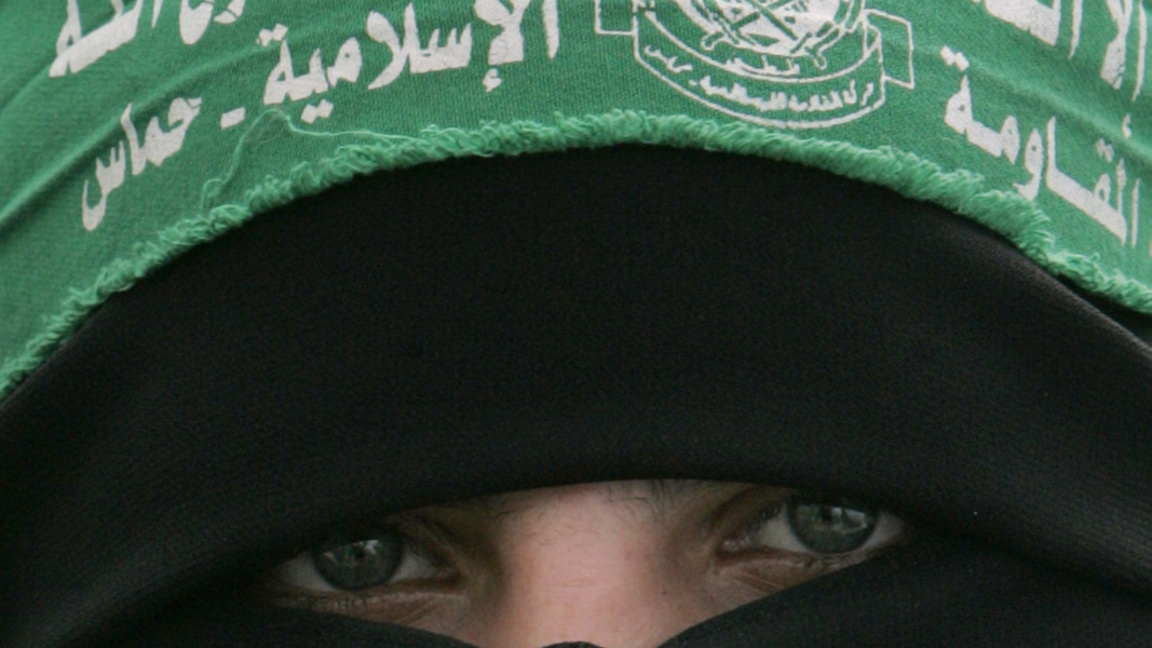 Последовател на палестинското движение "Хамас".