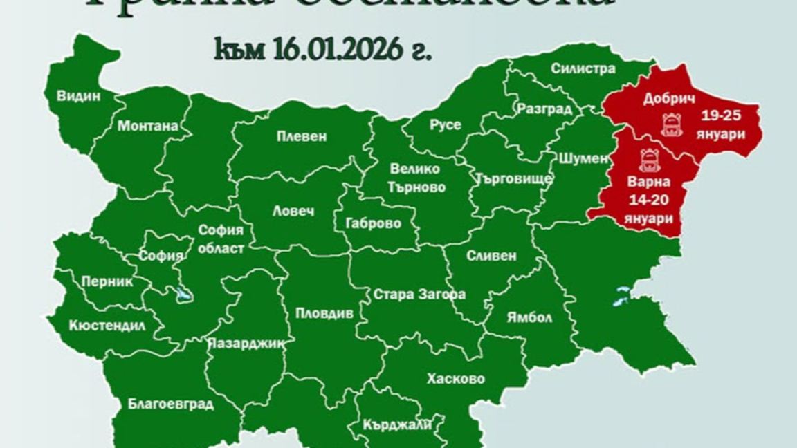 Dobriç ilinde grip salgını ilan edildi...