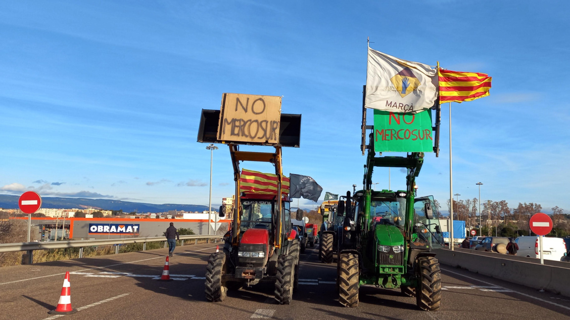 Фермерски протести в Тарагона на 08.01.2026 г.