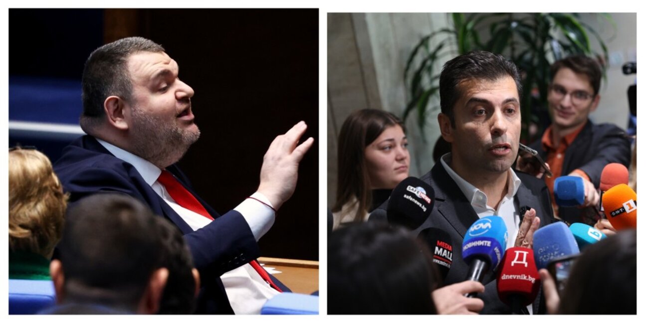 Знаци, реплики... Скандал в парламента между Кирил Петков и Делян Пеевски