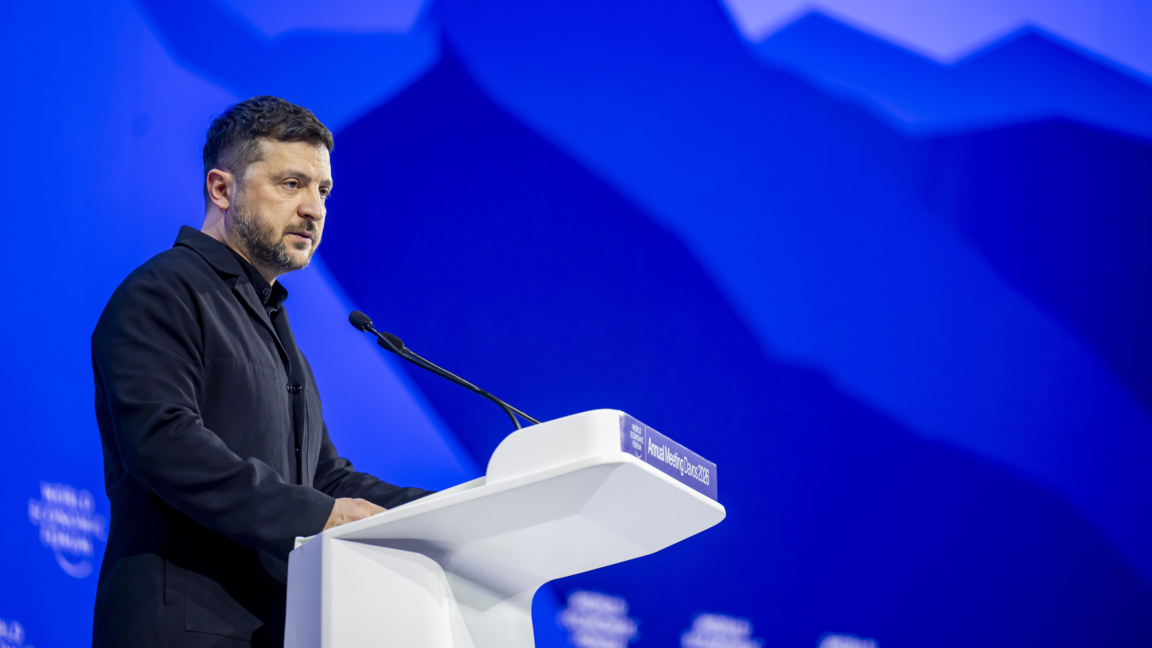 В речта си в Давос Зеленски отправи критики към ЕС