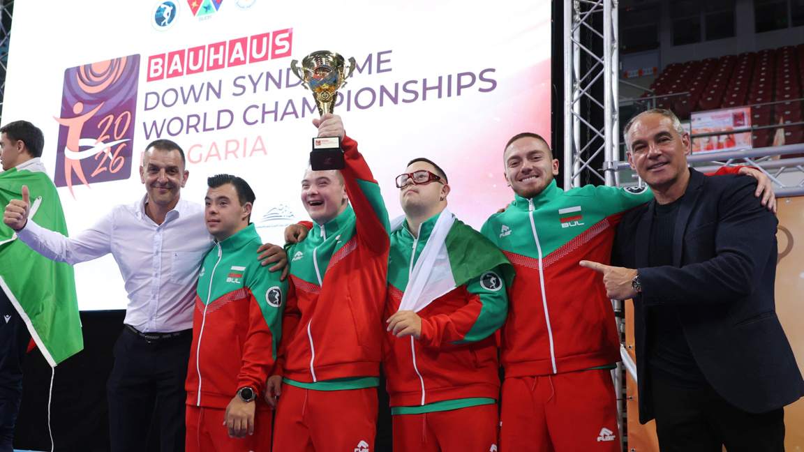 Los gimnastas búlgaros con síndrome de D...