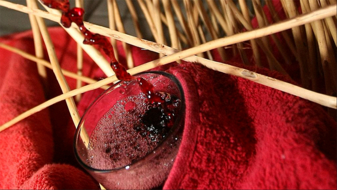 Fifty heroes are drinking wine, or about...