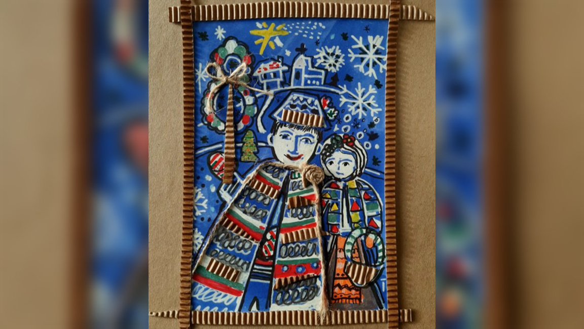 Sofia Georgiewa aus Prag gewinnt „Meine bulgarische Weihnachtskarte“