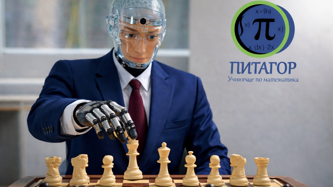 Робот на шахматния турнир "Питагор Елит"...