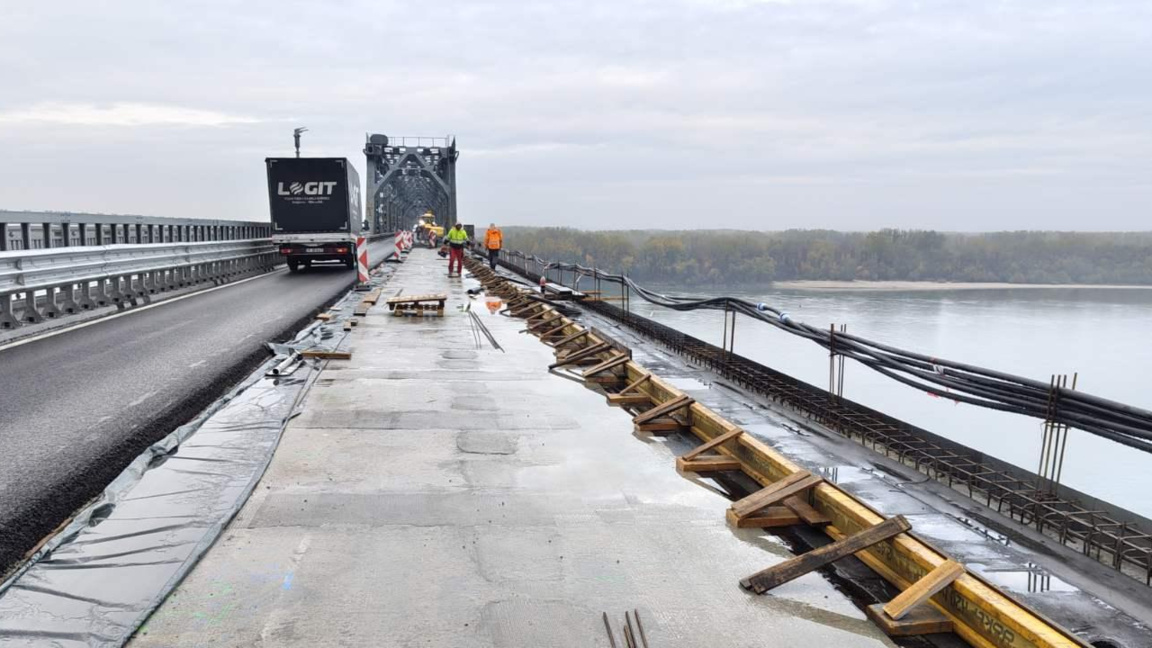 Renovarea Podului Prieteniei lângă Ruse ...